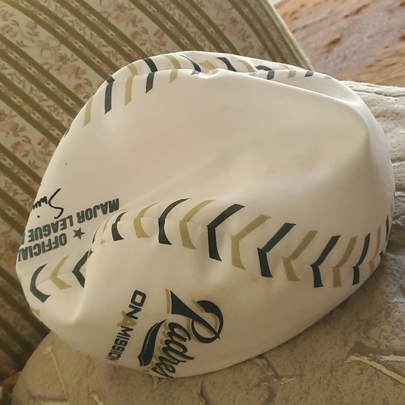 San Diego Padres Mini Baseball Beanbag Accent Pillow - Picture 4 of 4